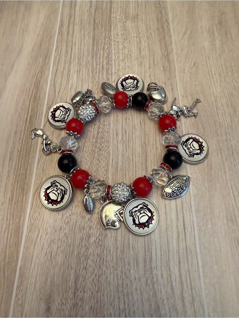 New Georgia Bulldogs charm bracelet